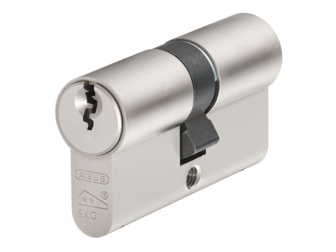 ABUS Mechanical E60NP Euro Double Cylinder Nickel Pearl 30mm / 45mm Visi 10055011-01