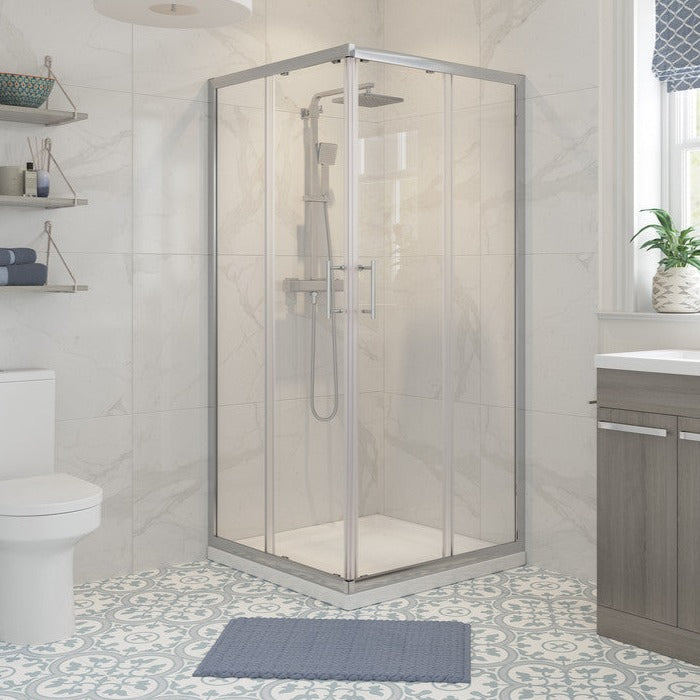 Max6 900mm Corner Entry Door