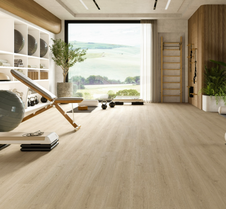 Oak Regent beige Chalet Basic 5.3 Wide plank Elegant texture