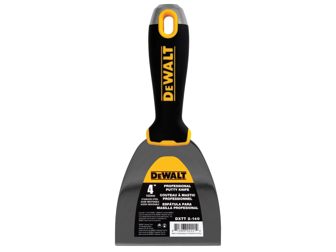 DEWALT Drywall Hammer End Jointing/Filling Knife 100mm (4in) EU2-140