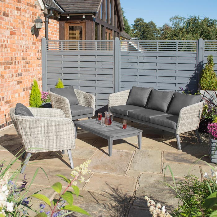 Offley Saigon Sofa Set with Coffee Table