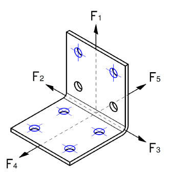 Galvanised Angle Bracket 40×40×40mm 2mm Gauge