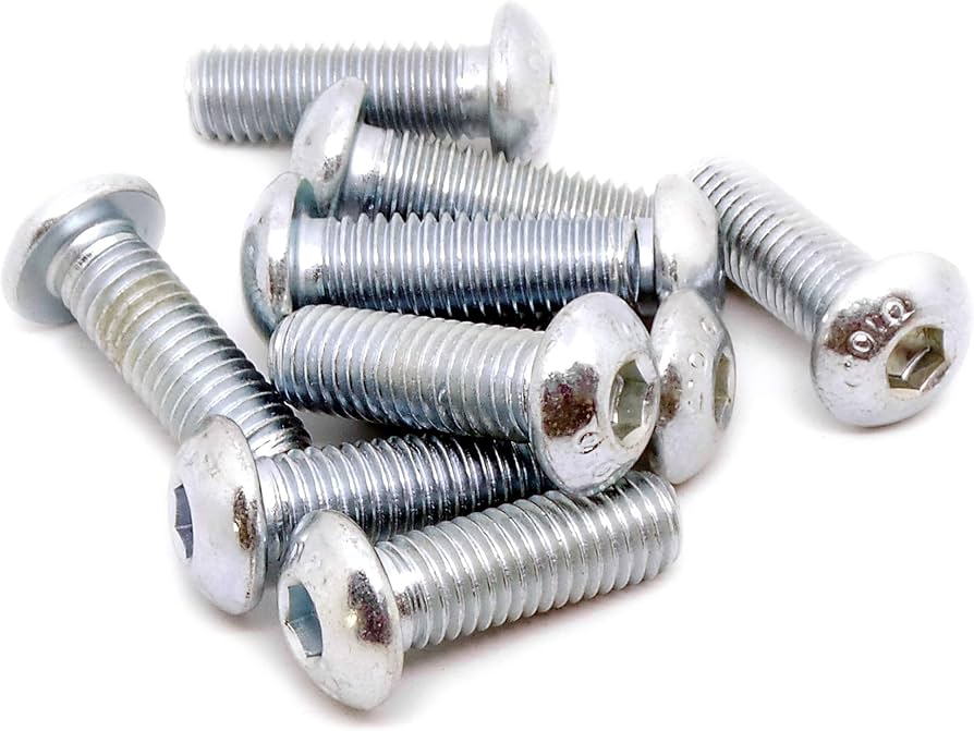 M3 Socket Button Screw Zinc Trivalent ISO7380