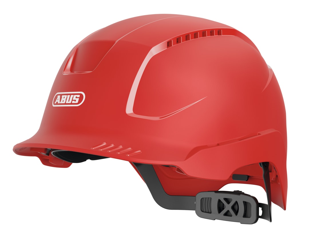 ABUS Mechanical SCATOR Vented Safety Helmet Red 10041397-01