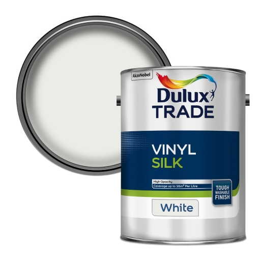 Dulux Trade Vinyl Silk 5L White
