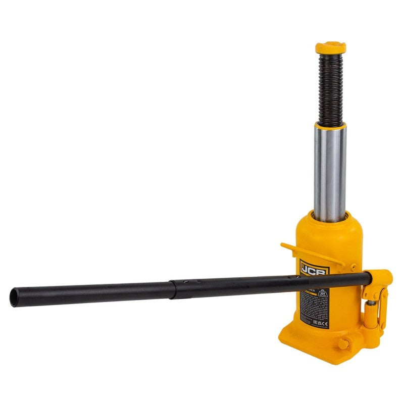 JCB 20 Tonne Heavy-Duty Automotive Hydraulic Bottle Jack, 525mm Maximum Lift | JCB-TH920001