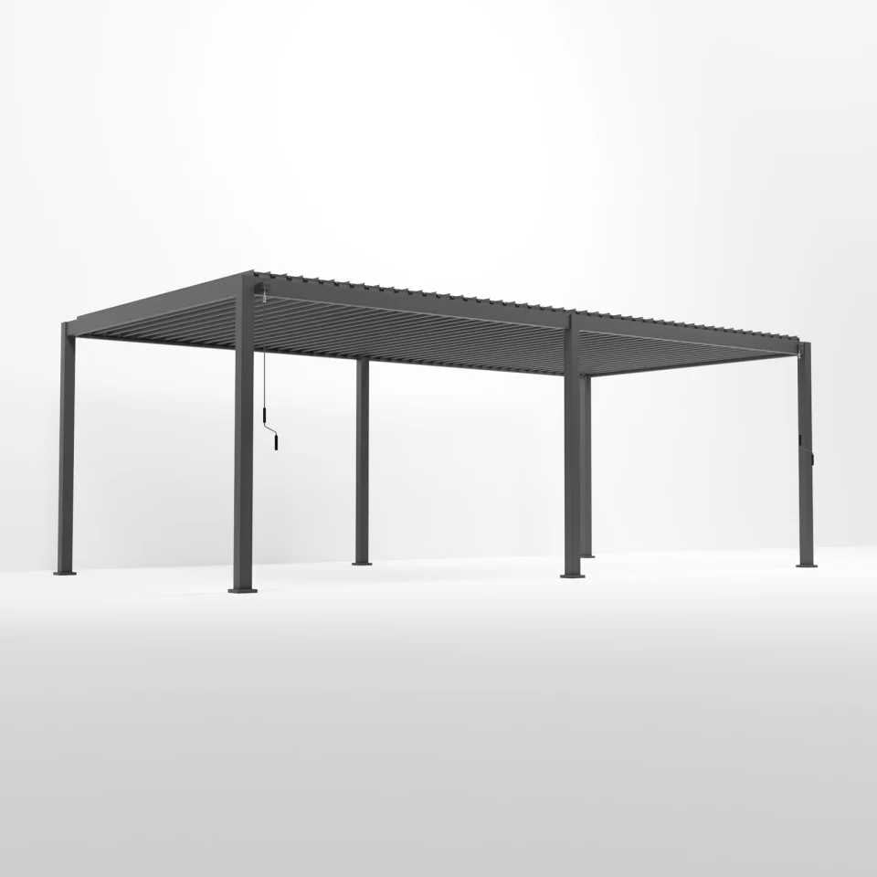 NOVA TITAN 8m x 3m Rectangular Pergola – Grey (2026 Model)
