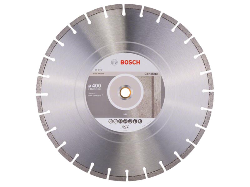 Bosch Powertool Accessories 2608602545 Standard For Concrete Diamond Cutting Disc 400 X 25.4Mm