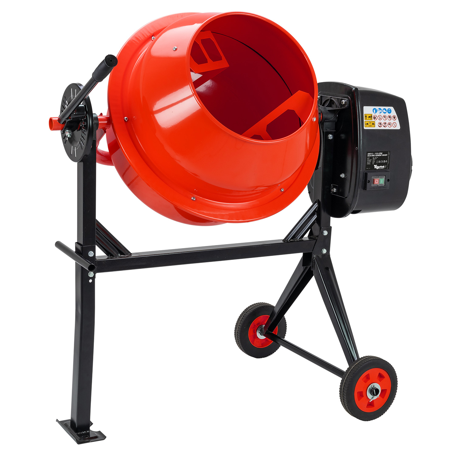 Tigren 08211 115Ltr Electric Cement Mixer