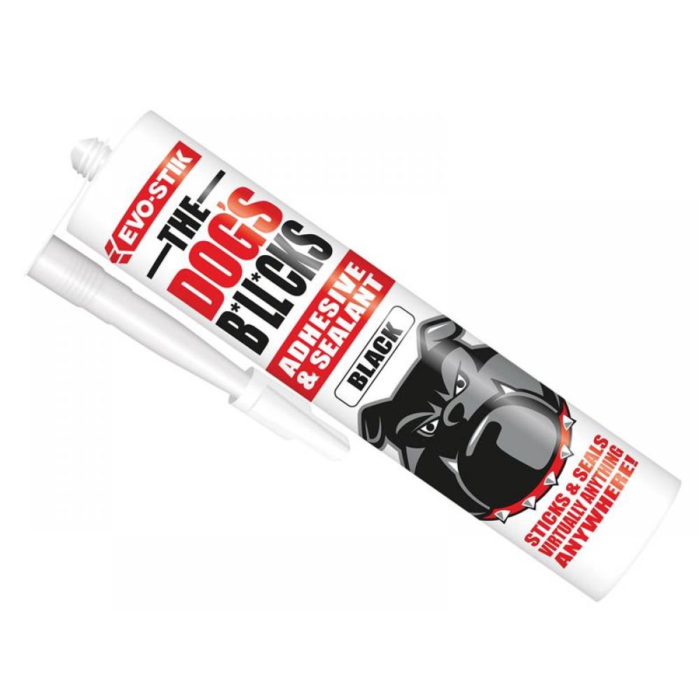 Evo-Stik 30610593 The Dogfts B*Ll*Cks Multipurpose Adhesive & Sealant Black 290Ml