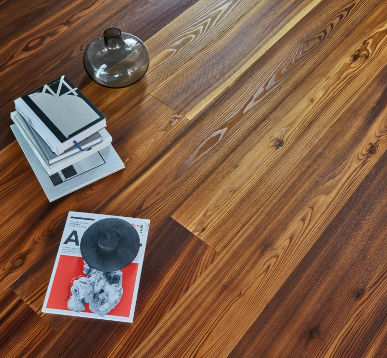 Larch smoked Soft texture Classic 3060 Wide plank Soft texture Natural oil plus