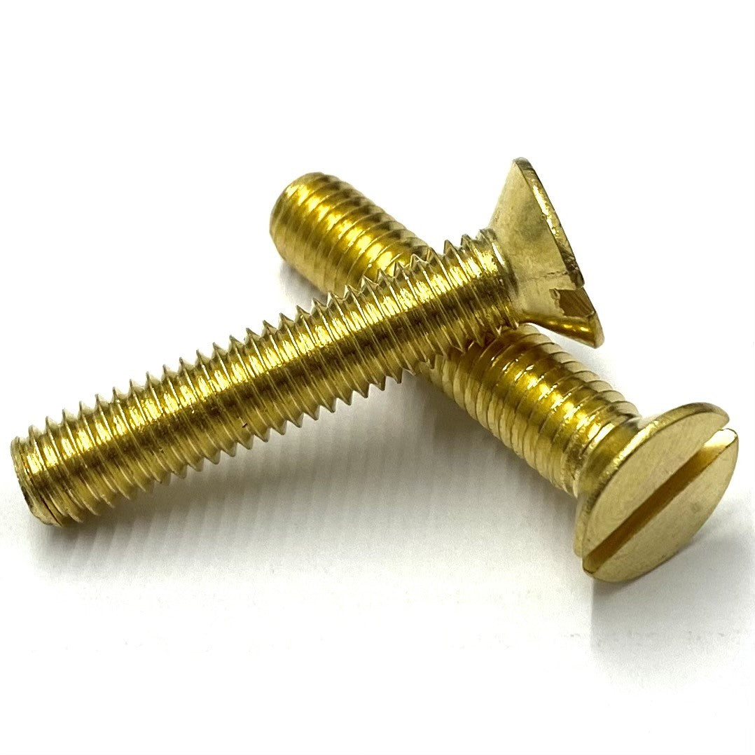 M1 Brass Slot Countersunk Screw DIN963