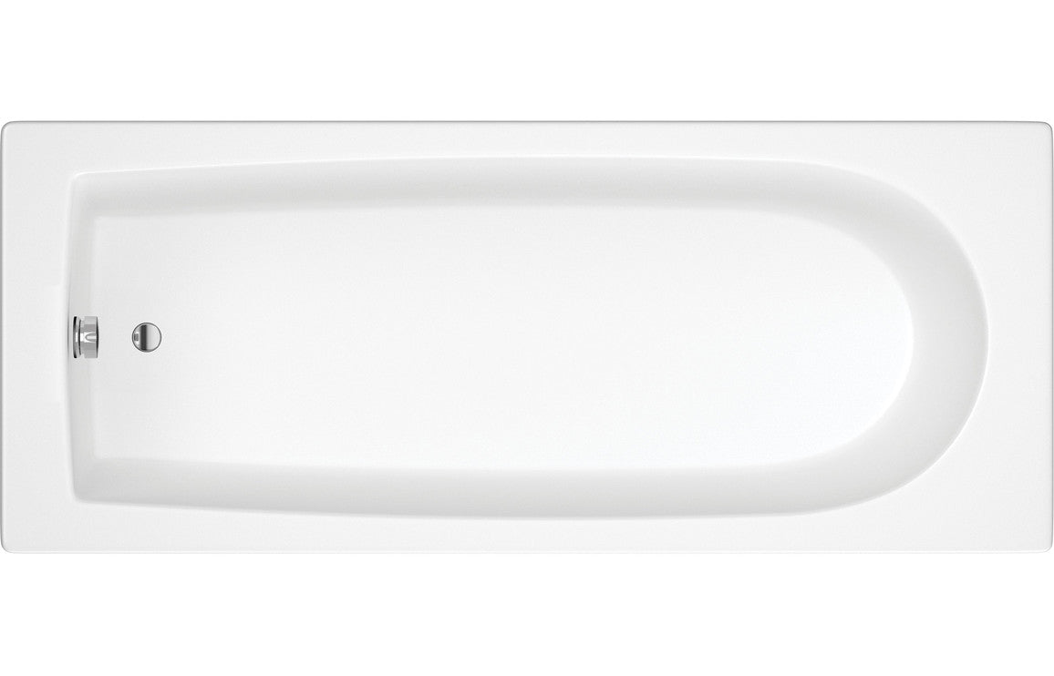 Trojan Cascade Round Single Ended Reinforced Bath 1700x700mm
