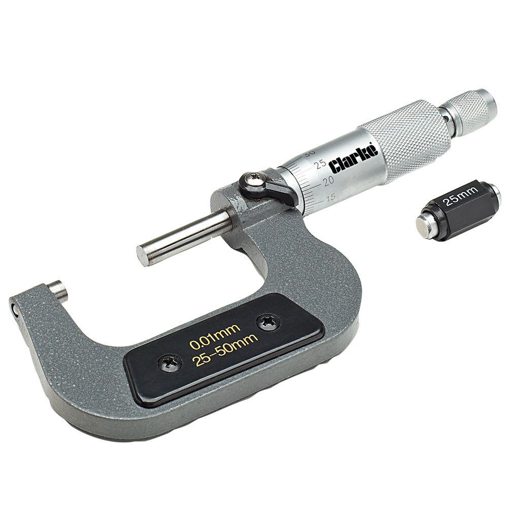 Clarke 4500290 Cm190 25-50Mm Micrometer