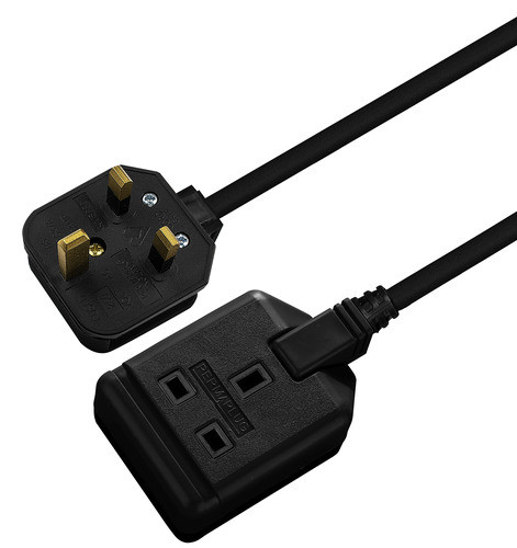 1G 5M 13A Hd Ext Lead Black EXS1315B-01