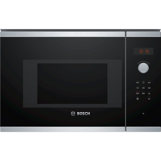 Bosch Black & Stainless Steel Serie 4 Integrated Microwave - BFL523MS0B