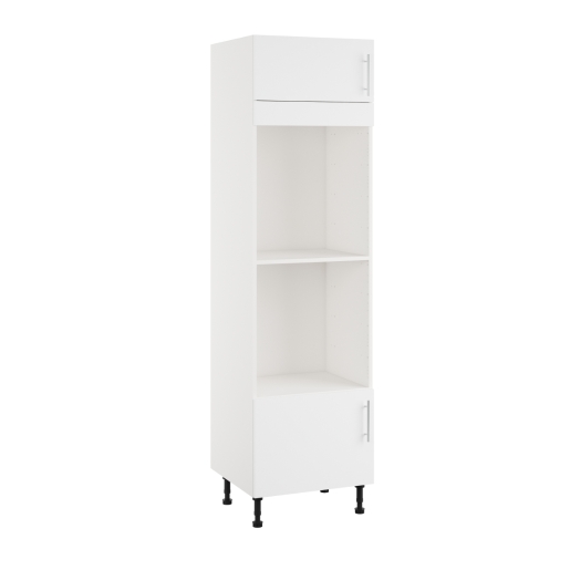 Essence White MFC 2 x Single Oven Tower Type D, 600mm