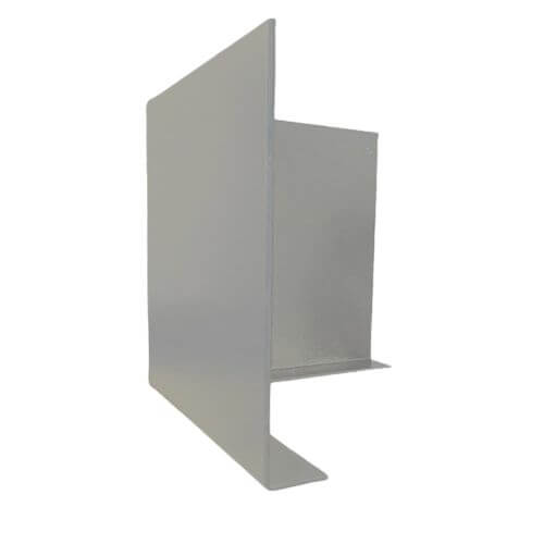 Aluminium Fascia L Profile External 90 Degree Corner - 175mm x 2mm Painted