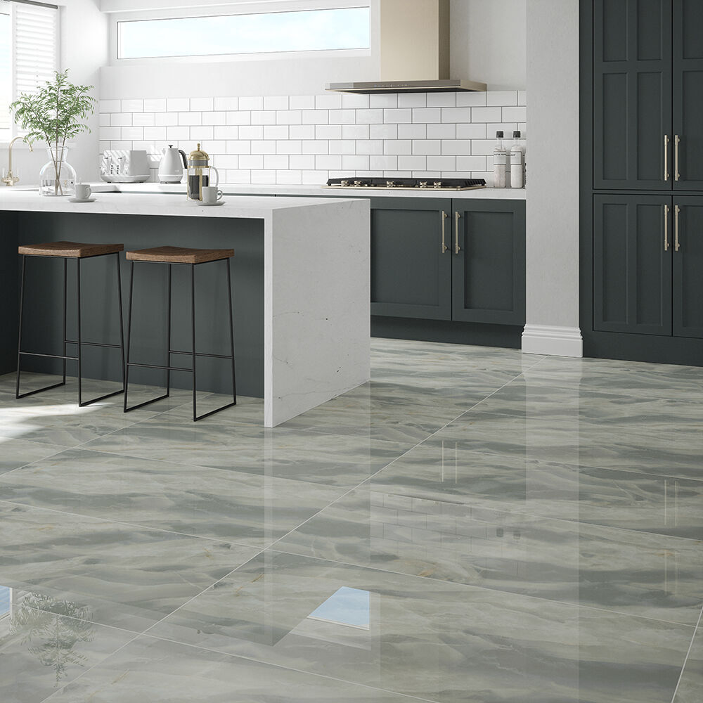 Aphrodite Emerald Glazed Porcelain Wall & Floor Tile 60x120cm