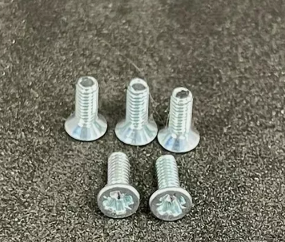 M2.5 Pozi Countersunk Machine Screw Zinc Trivalent DIN965Z