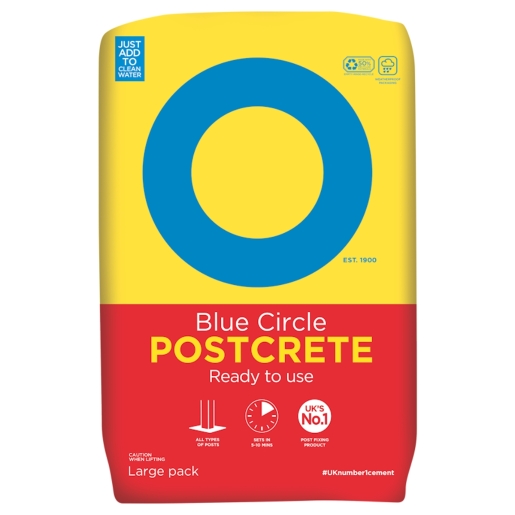 Blue Circle Grey Ready to Use Postcrete, 20kg