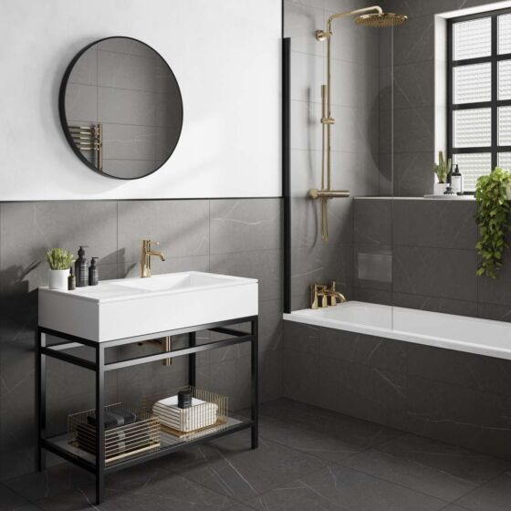 Capri Dark Matt Ceramic Wall Tile 30x60cm