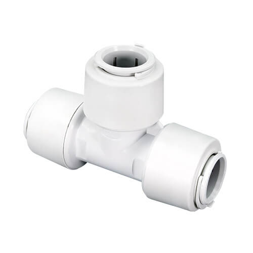 FloPlast Flofit+ Push Fit Tee - 22mm - Pack of 10