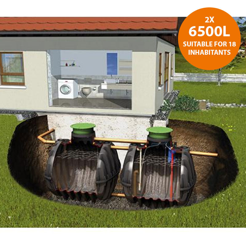GRAF One2Clean Sewage Treatment Plant 18PE | G50204