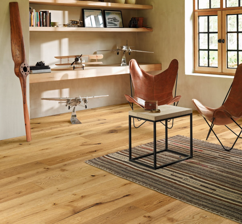 OAK BRUSHED Classic 3060 Wide plank Brushed texture Matt lacquer
