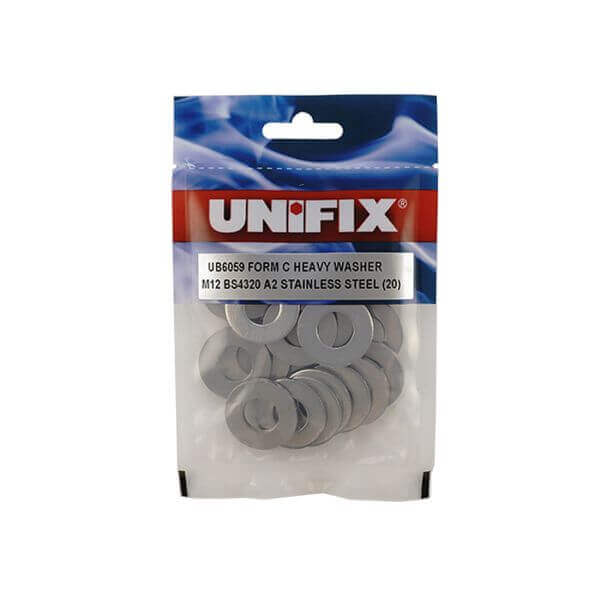 A2 - 304 St/St Form C Washers BS 4320C