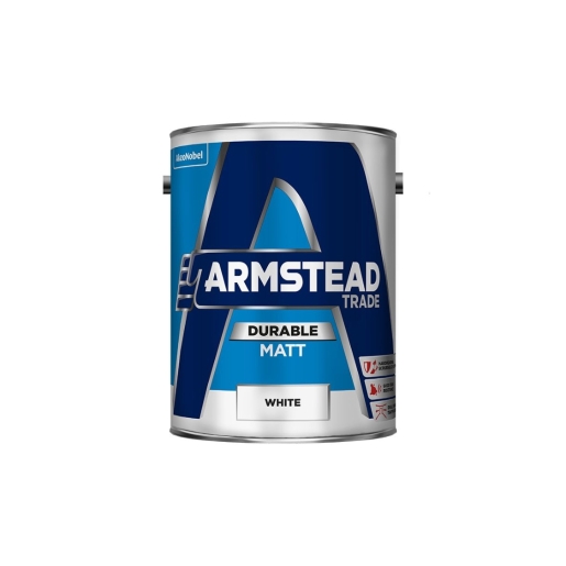 Armstead Trade Durable Matt Paint White 5L