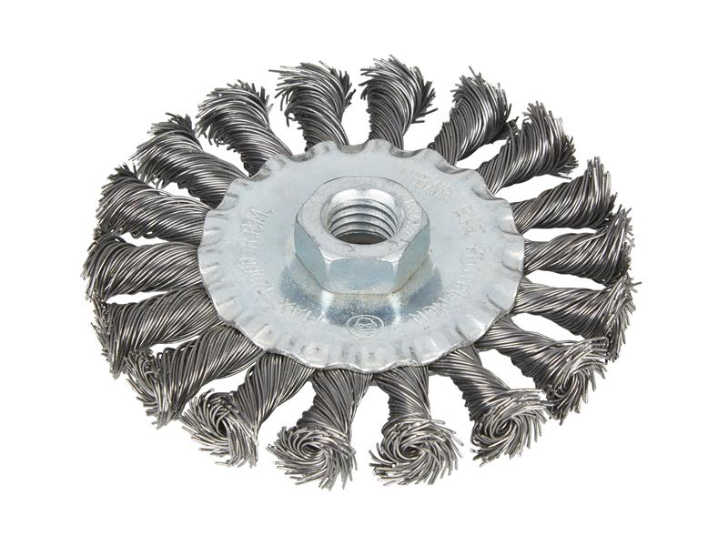Bluespot Tools 19217 Flat Twist Knot Wire Wheel 100Mm M14 X 2