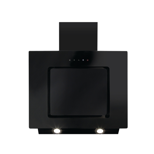 CDA 60cm Angled Extractor Black DTB - EVA60BL