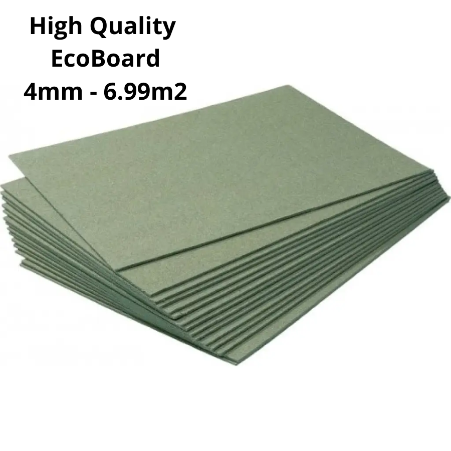 Natural Floor Underlay 4mm - 6.99m2 Coverage - Thermal and Acoustic Insulation for Laminate and Parquet - 1 Pack