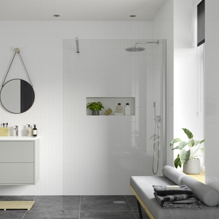 Capital Wet Room Panel 1000mm - Chrome