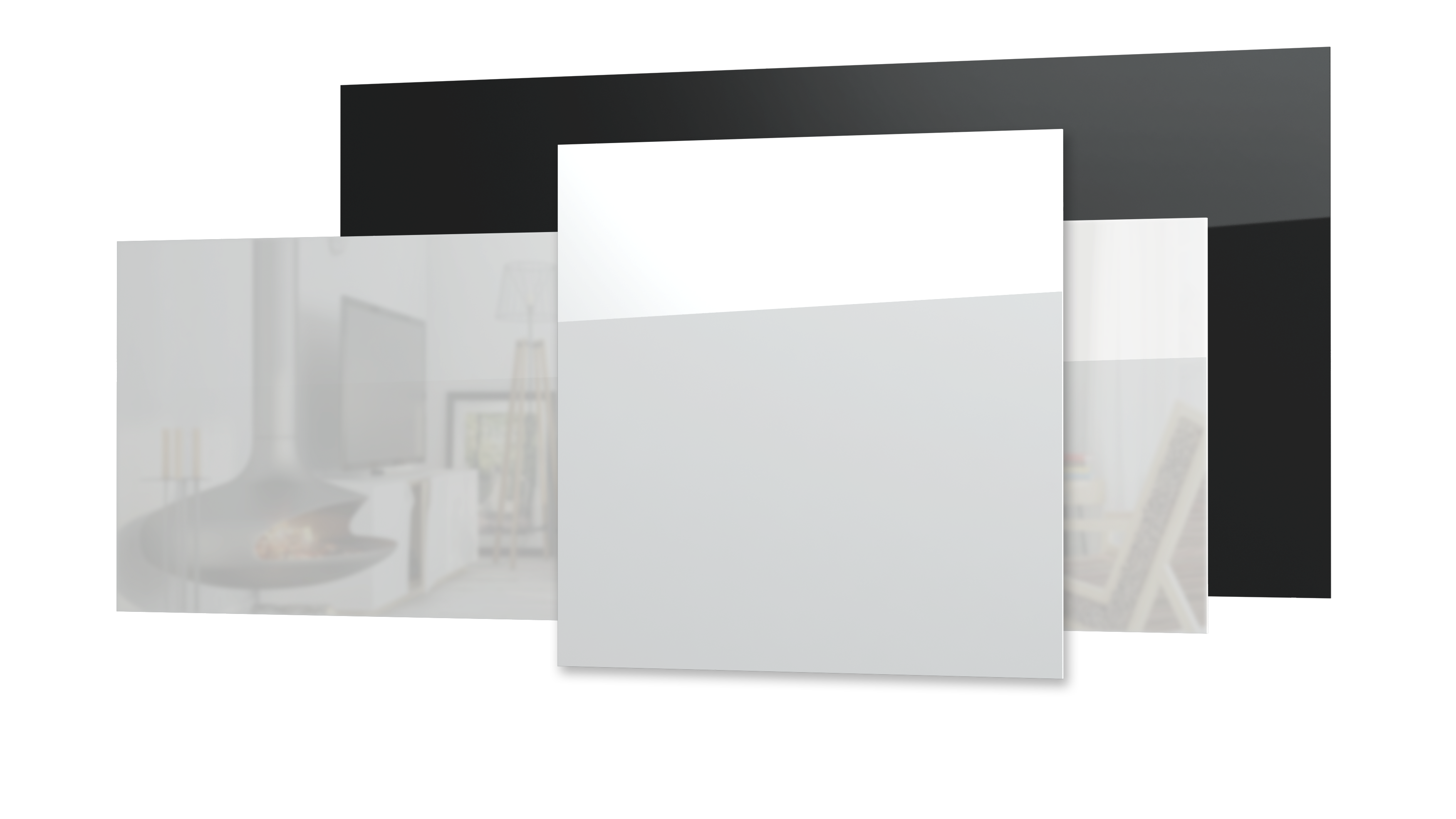 ECOSUN GS Designer Glass Radiator – Infrared Mirror Heating