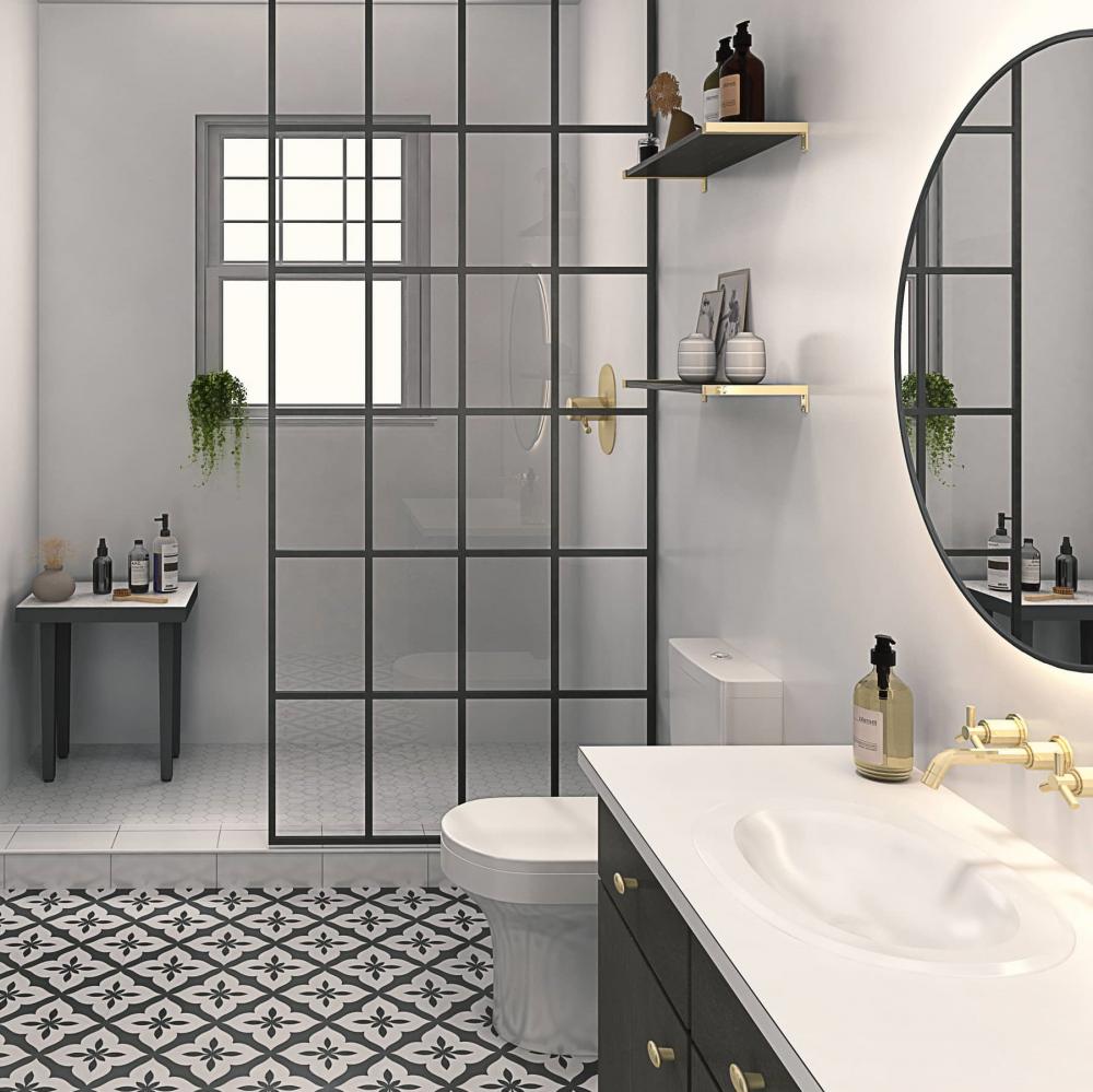 Perform Panel White Frost 1200x2400mm Bathroom Wall Panels