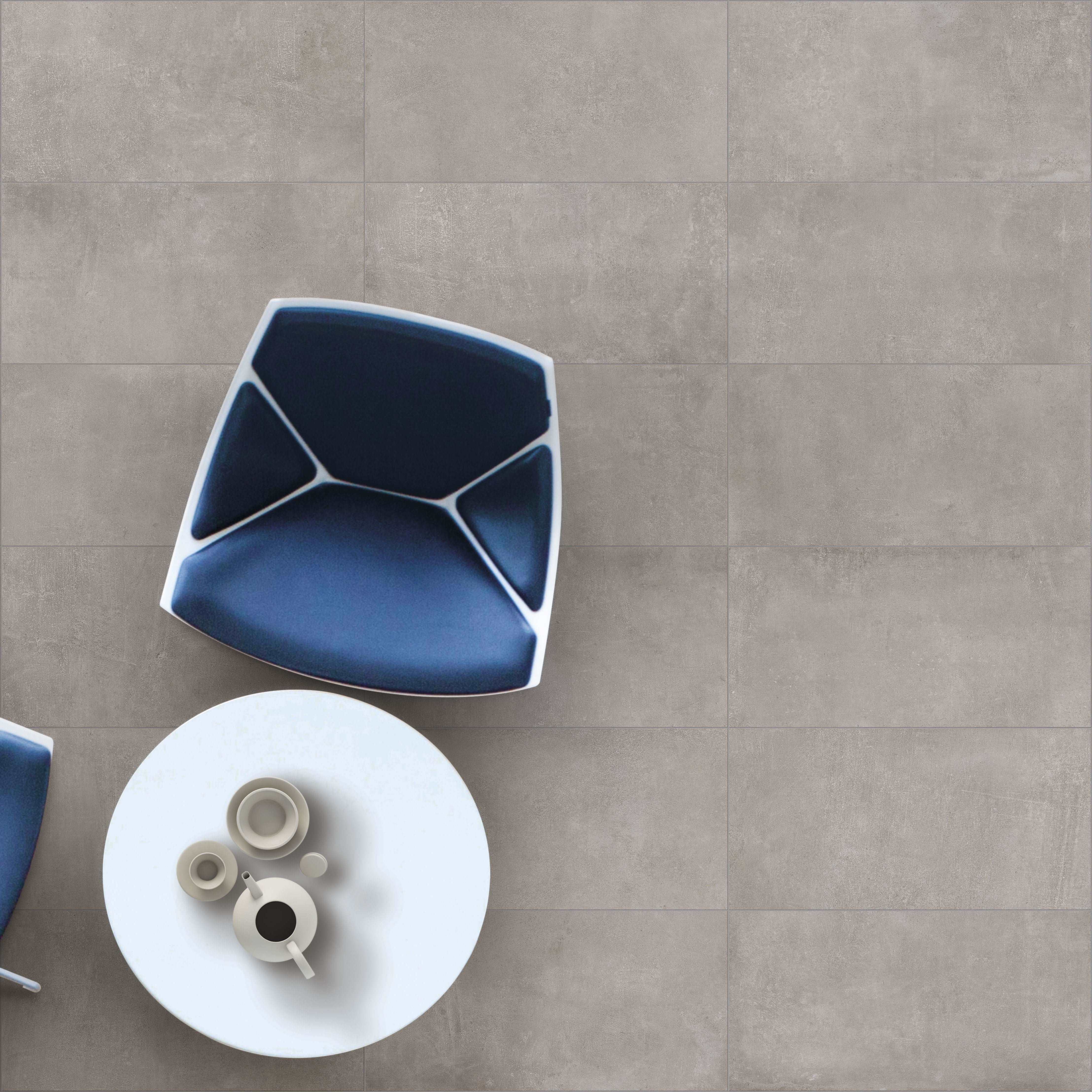 10m² Job Lot | Block Grey Concrete Effect Porcelain Tile 30x60cm