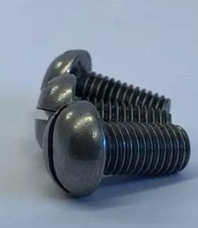 5/16BSF Round Slot Machine Screw Steel Self Colour