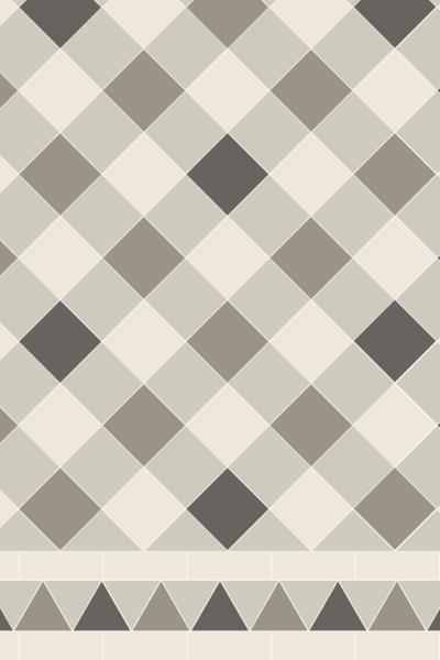 Original Style Victorian Dorchester 4 Colour Pattern