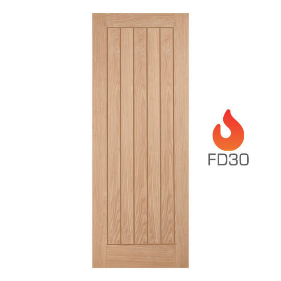Belize Oak Internal FD30 Fire Door