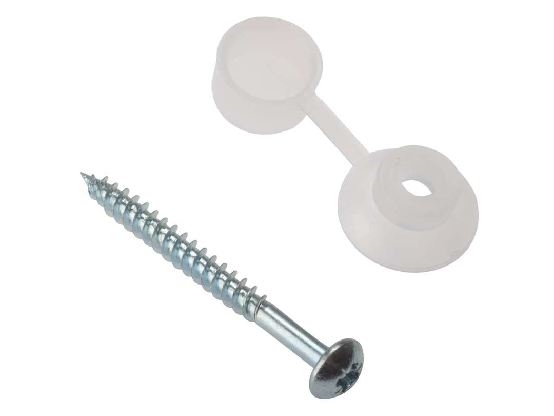 Fandf 10CRSC Corrugated Roofing Screw - Zinc Plated 2in X 10 Screw (Bag Of 10)