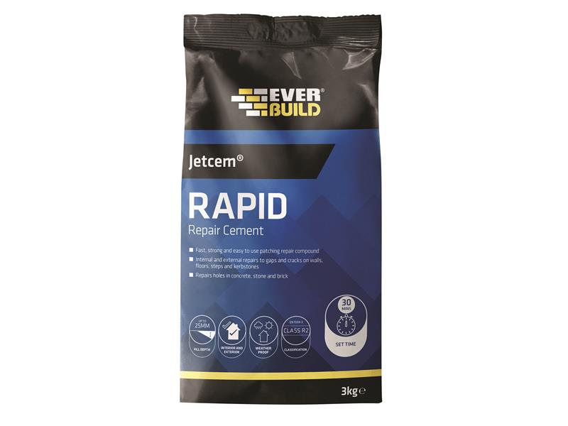 Everbuild Sika 620460 Rapid Set Cement 12Kg (4 X 3Kg Packs)