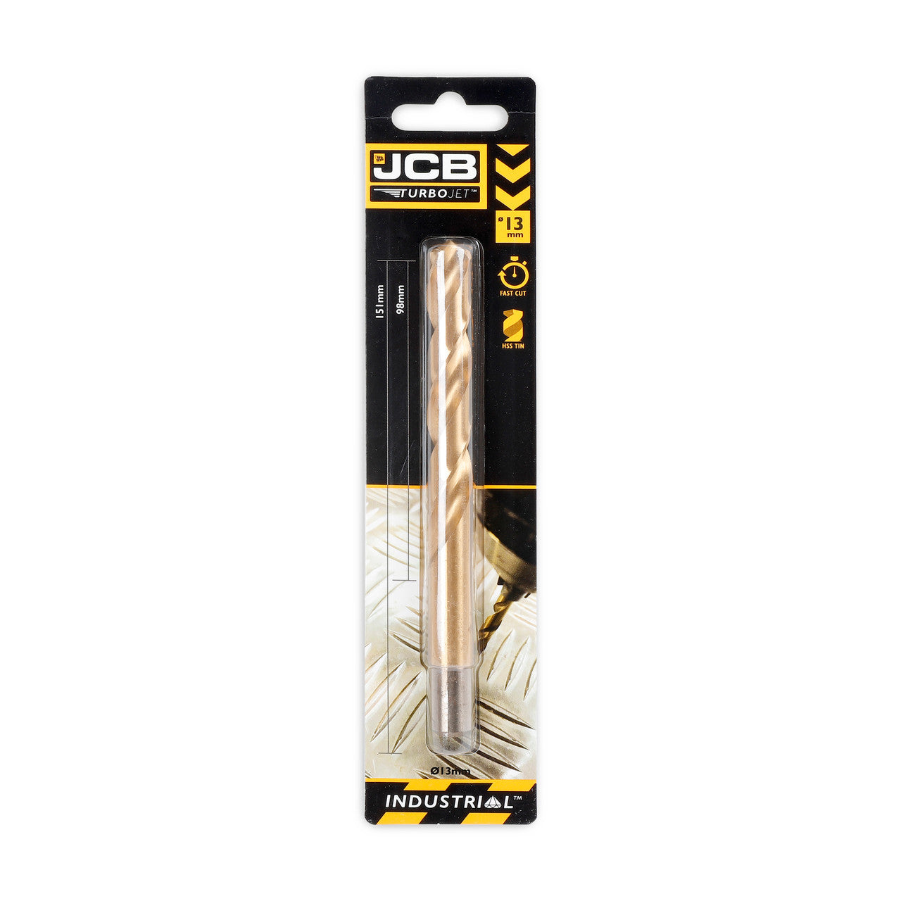 JCB 13 x151mm 7 Point HSS Drill Bit TurboJet | 5055803318857