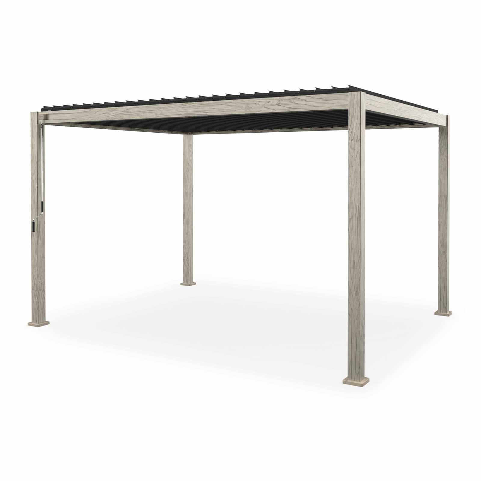 4M x 3M Rectangular NOVA TITAN Pergola WOOD LOOK New 2026 Model