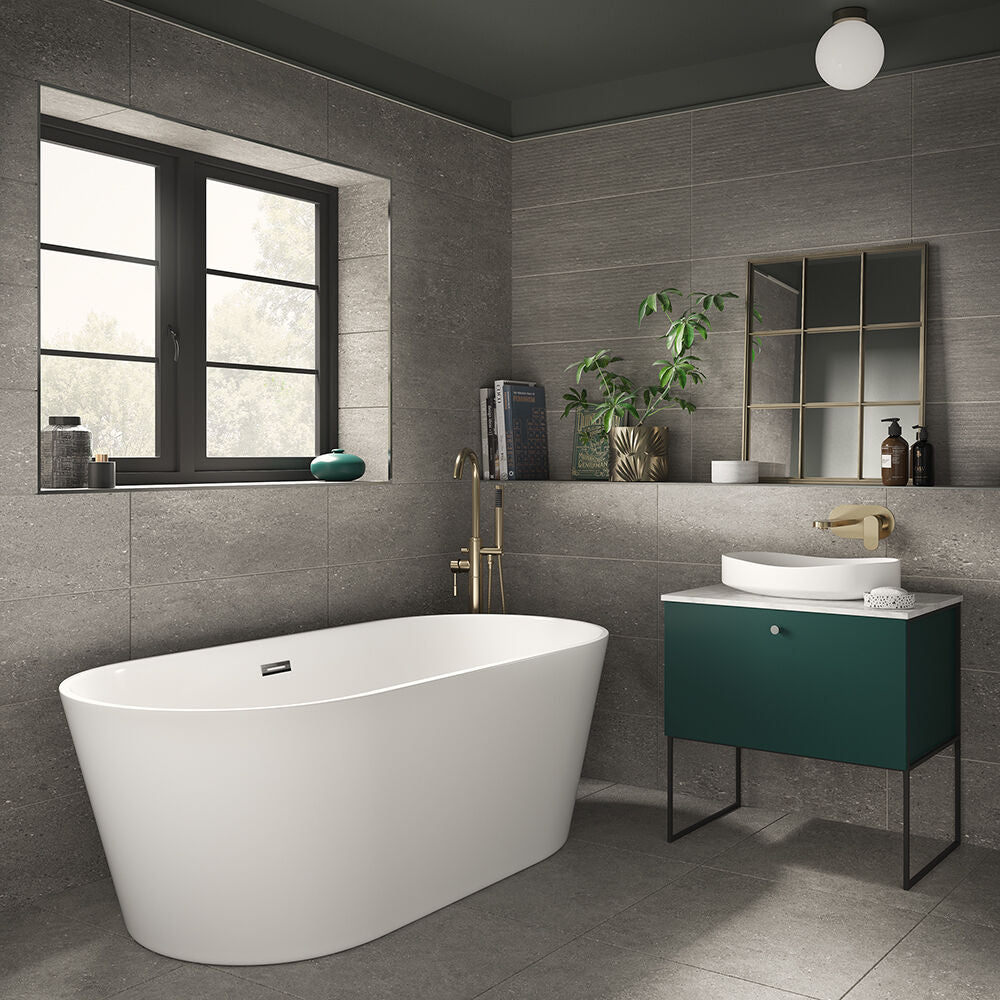 Kalksten Anthracite Porcelain Tile 60x60cm