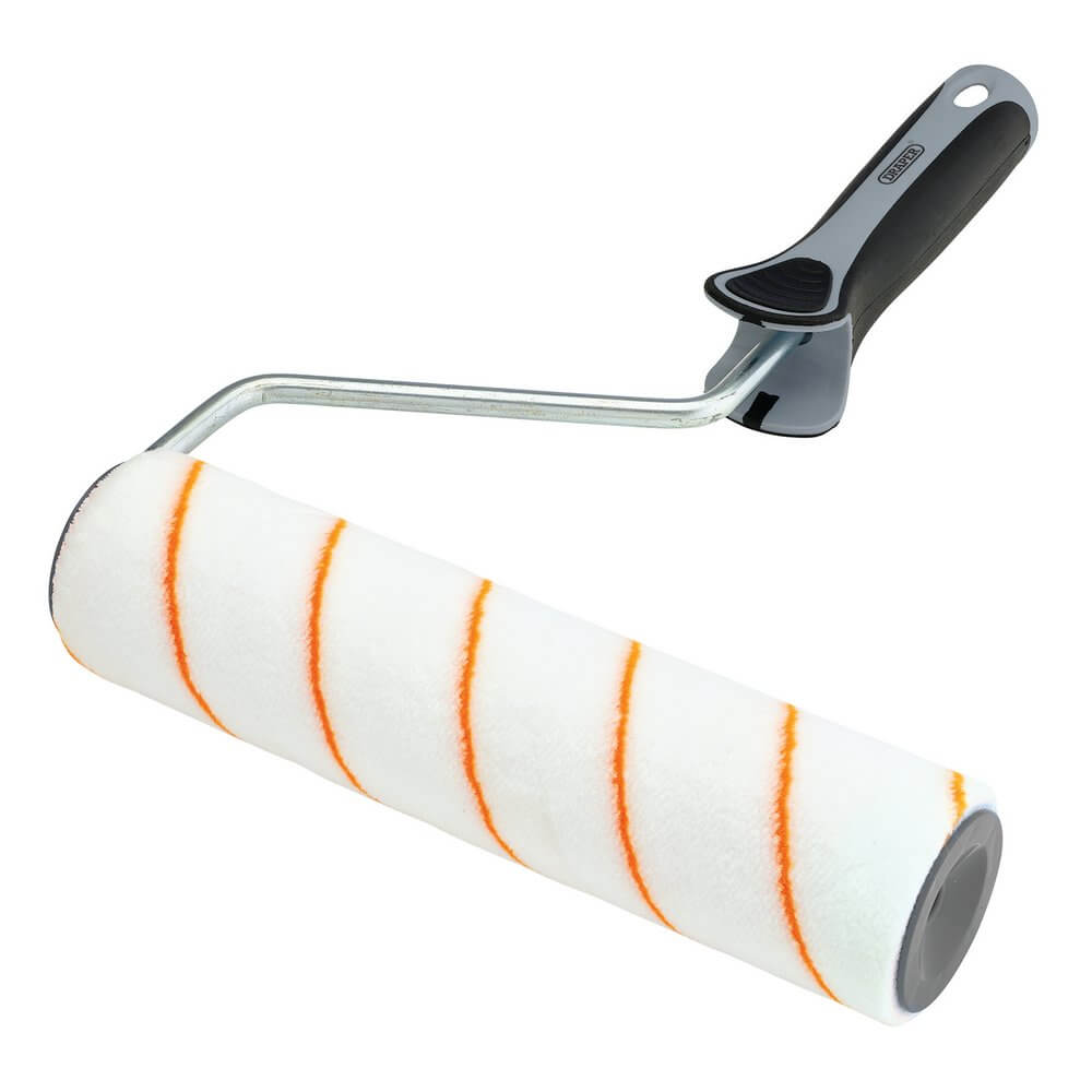 Draper Short Pile Polyester Paint Roller With Soft Grip Handle 9in/230Mm Pk 1 20880
