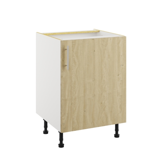 Essence Sandstone Oak MFC Highline Base Unit, 600mm