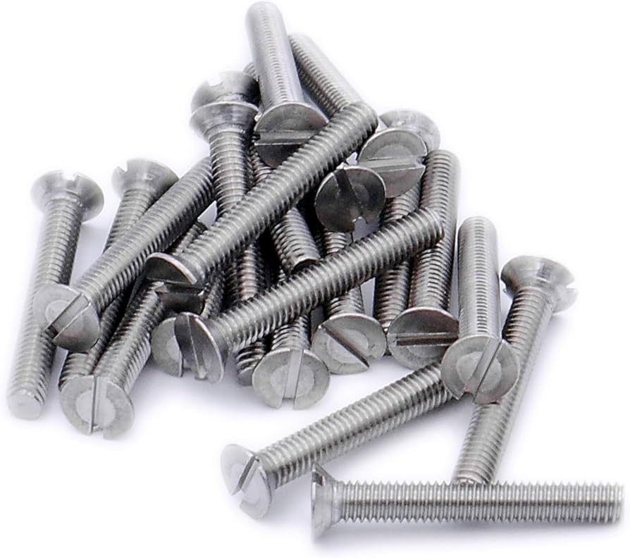 M3 Slot Countersunk Screws DIN963 A2 Stainless