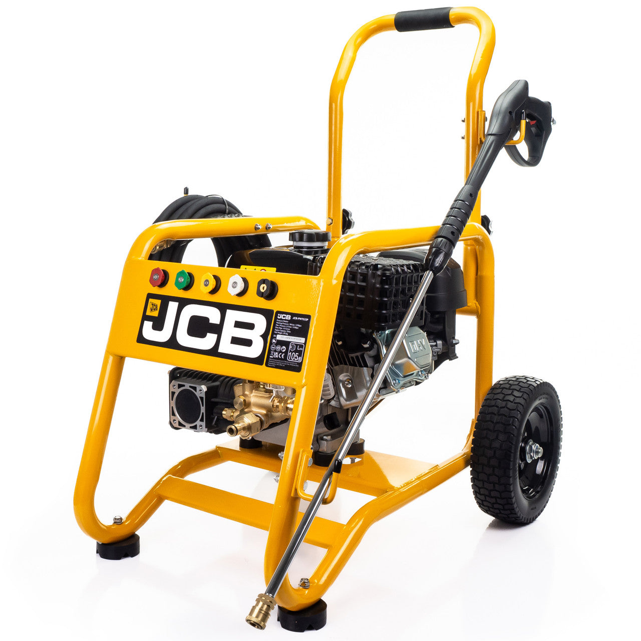 JCB Petrol Pressure Washer 3100psi / 213bar, Annovi Reverberi Triplex AR Pump, 10.7L/min Flow Rate, 224cc JCB Engine | JCB-PW7532P